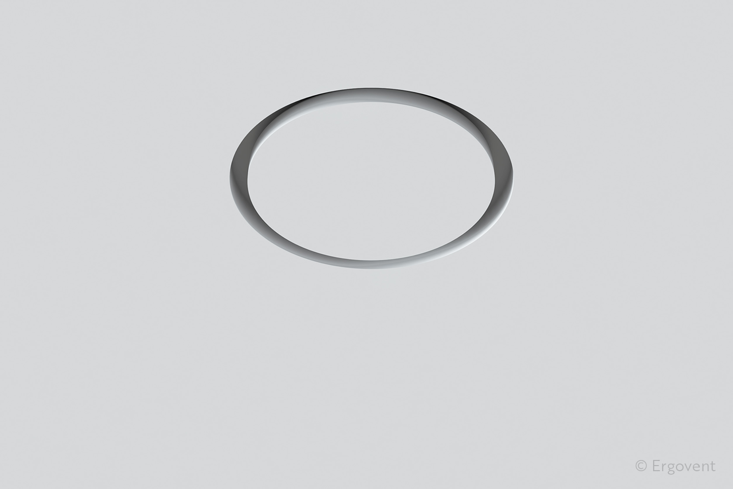 Minimalistický design anemostatu ERGOVENT RONDO 100